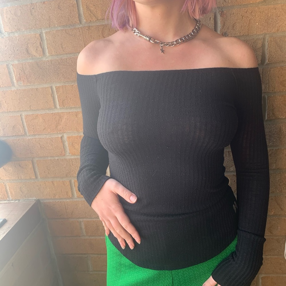 Victorias Secret Off-The-Shoulder Top